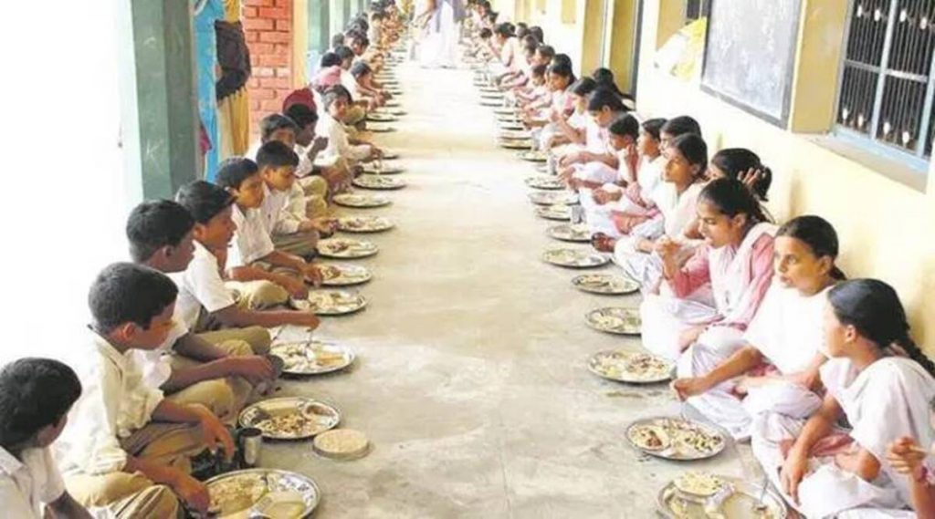 Mid Day Meal Scheme Is Launched By The Union Minister Of