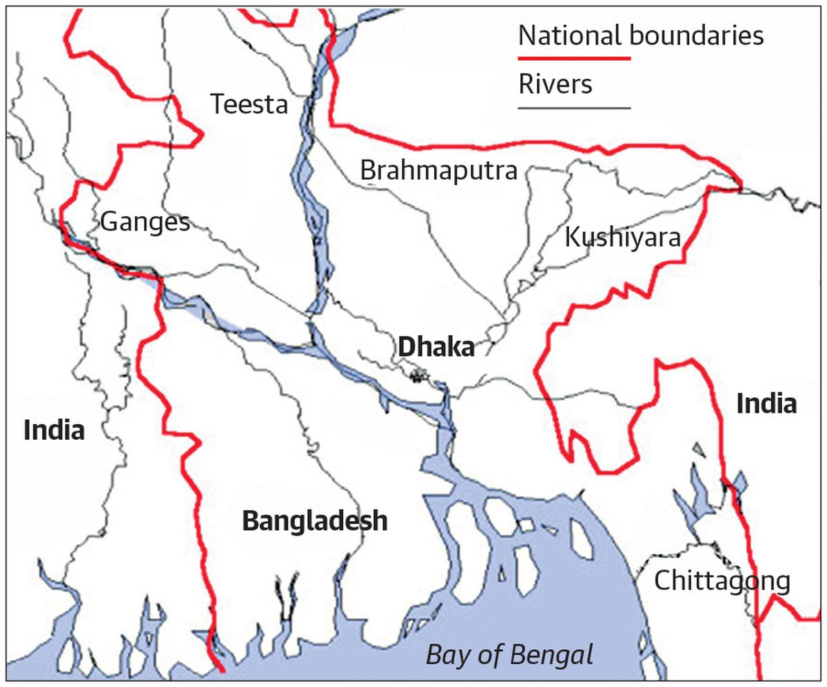 Kushiyara River Treaty Between India And Bangladesh UPSC Notes   TH11 Final Bangla Map 